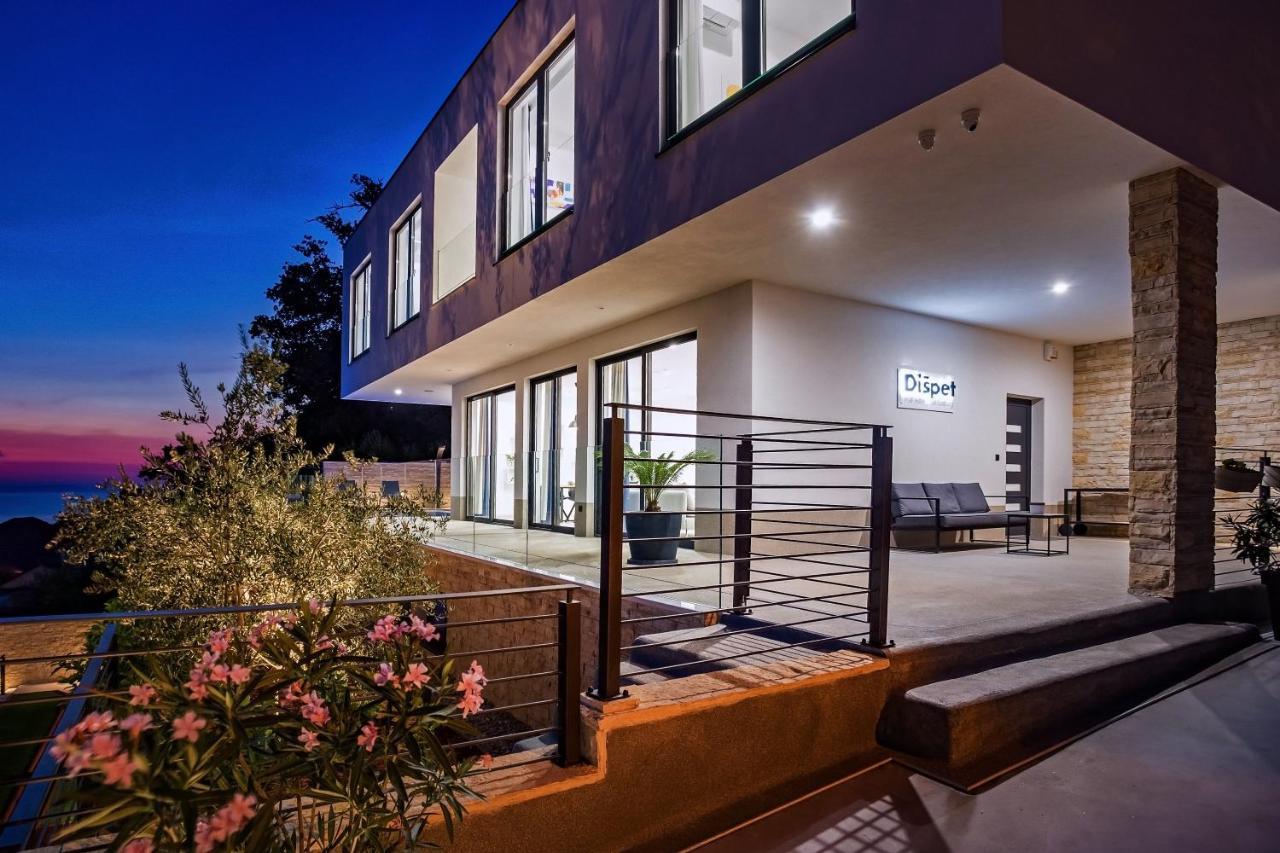 Villa Dispet With Heated Pool, Jacuzzi, Sauna And Cinema Целина Экстерьер фото
